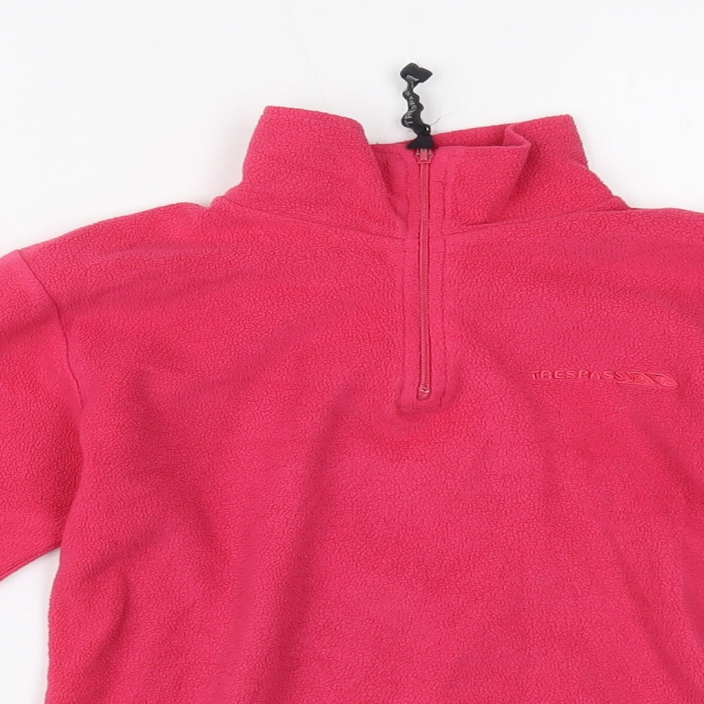 Trespass Girls Pink   Pullover Jumper Size 9-10 Years