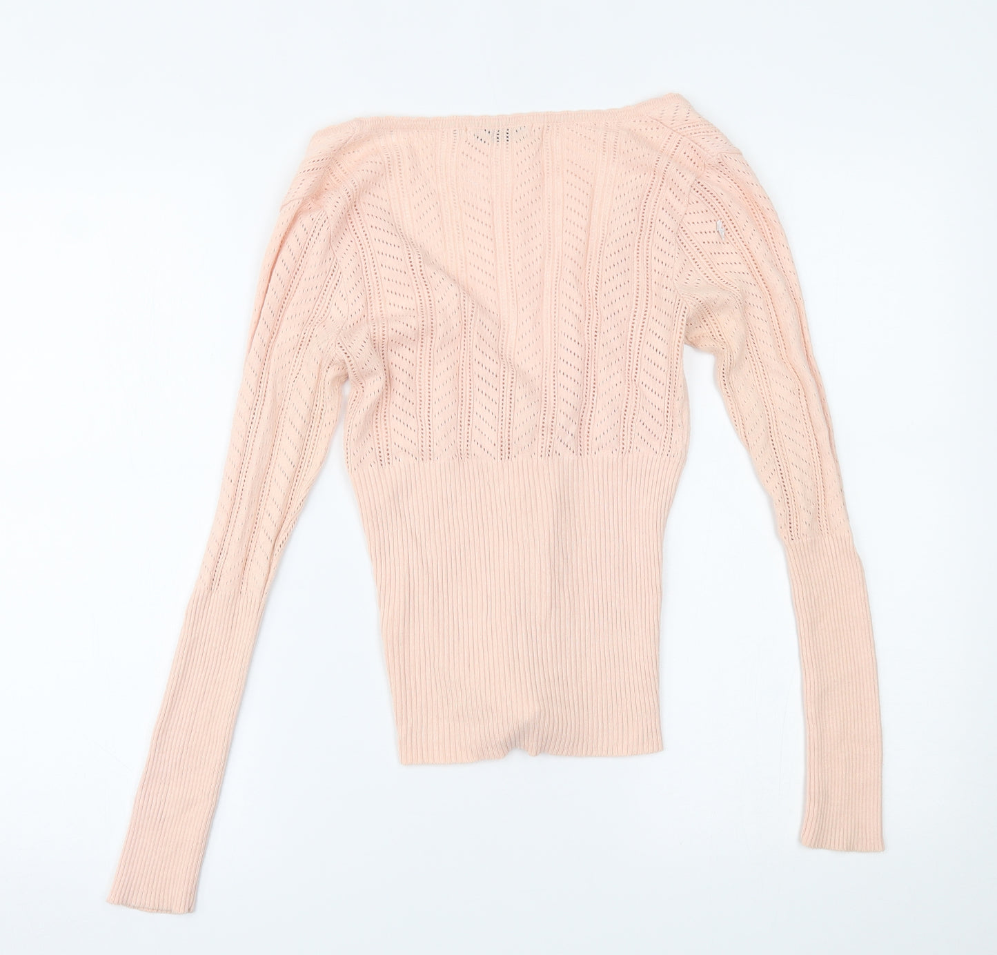 Topshop Womens Pink   Cardigan Jumper Size 10