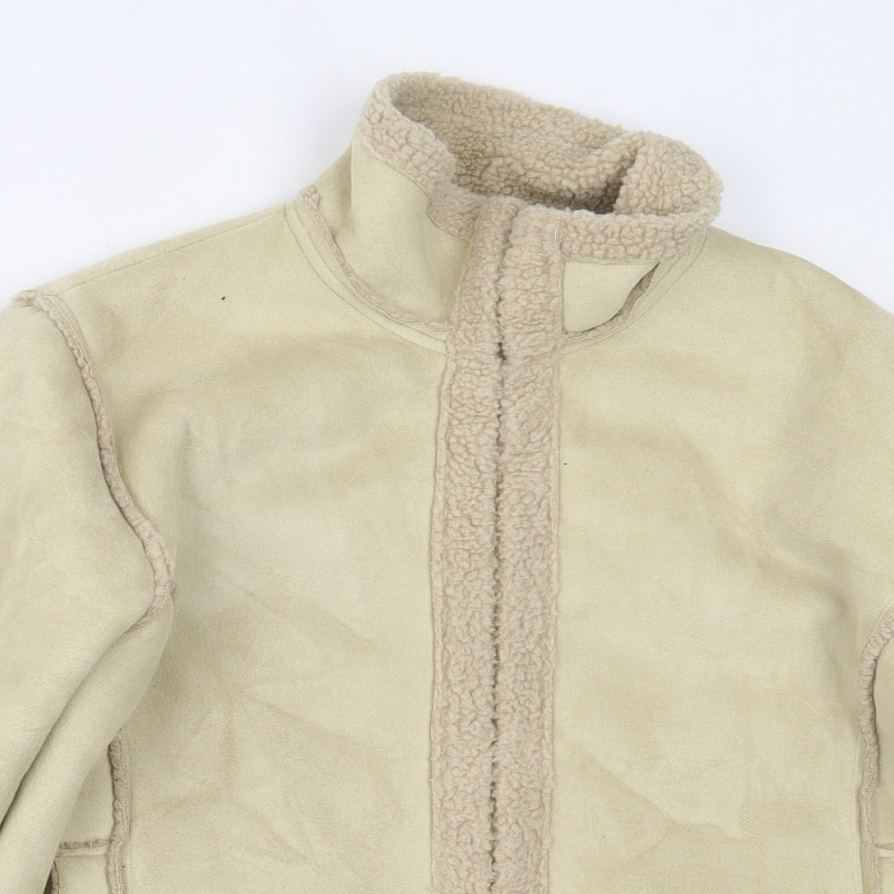 Preworn Womens Beige   Overcoat Coat Size M