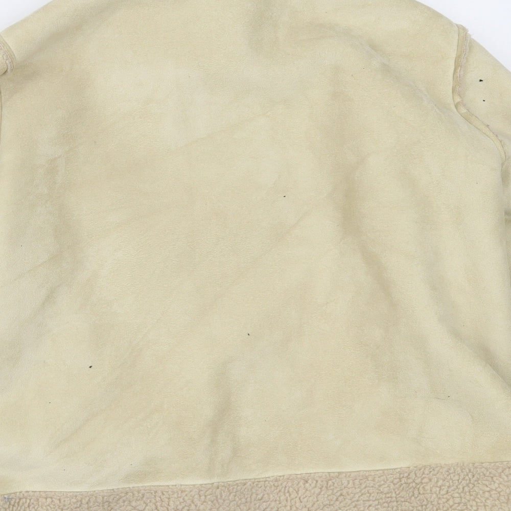 Preworn Womens Beige   Overcoat Coat Size M