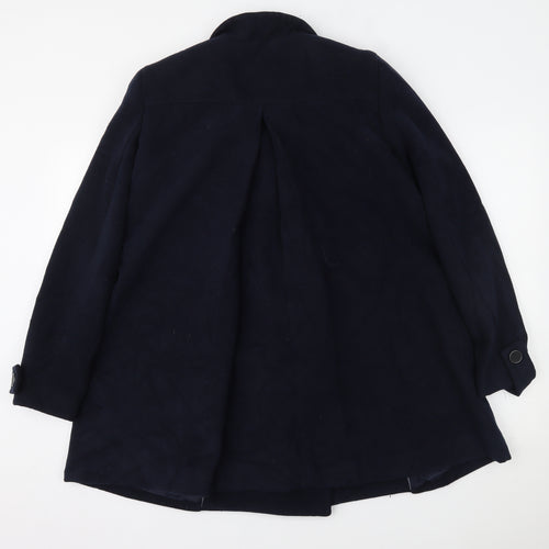 MNG Womens Blue   Overcoat Coat Size M