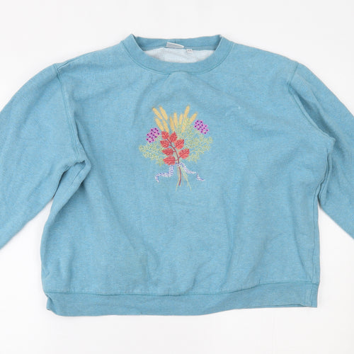 Damart Womens Blue   Pullover Jumper Size 18