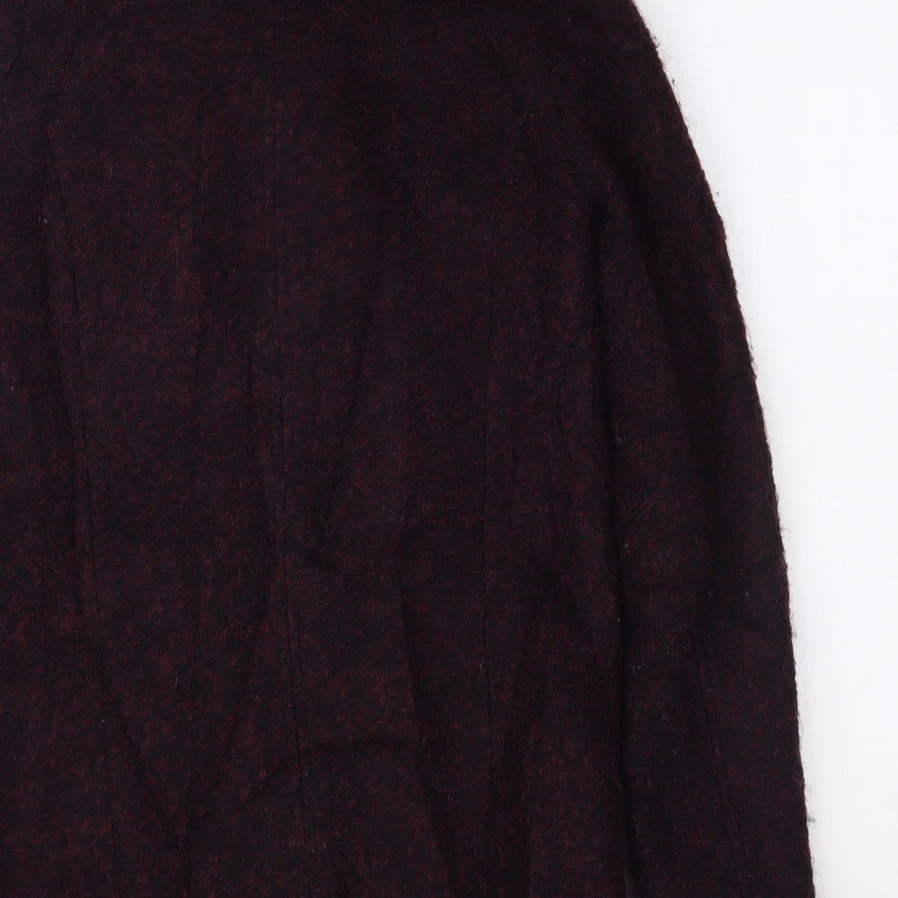 H&M Womens Purple   Overcoat Coat Size 4