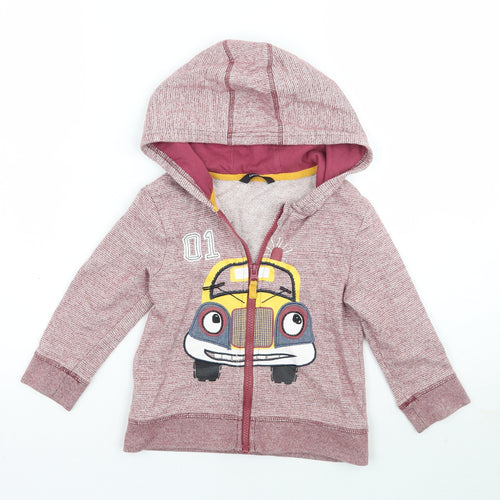 George Boys Red Striped  Jacket  Size 2-3 Years