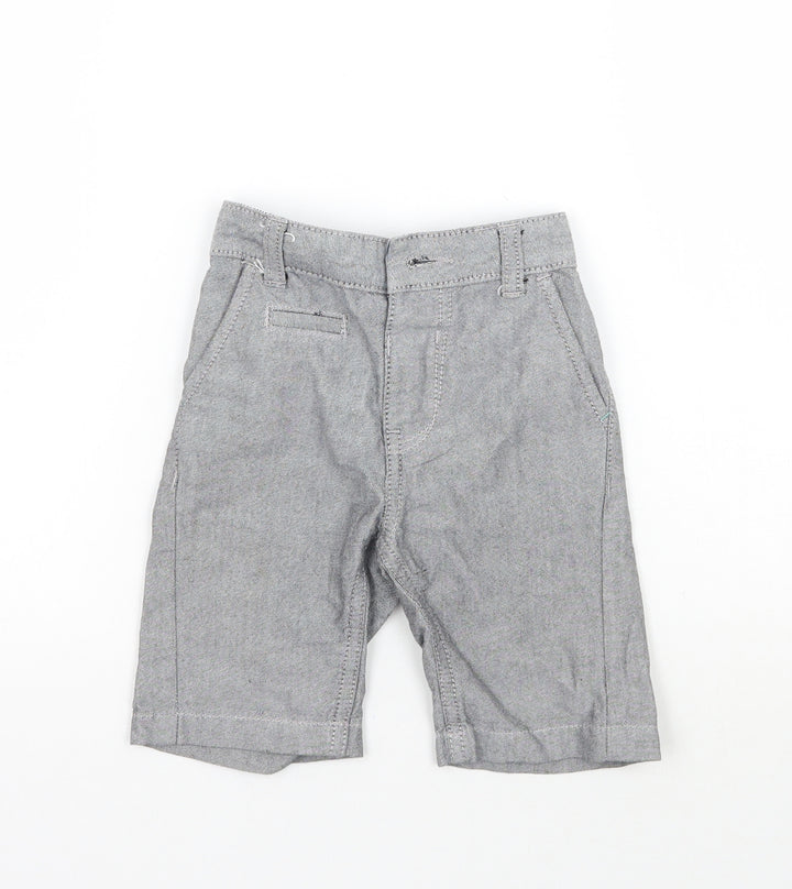 George Boys Grey   Cropped Trousers Size 12-18 Months