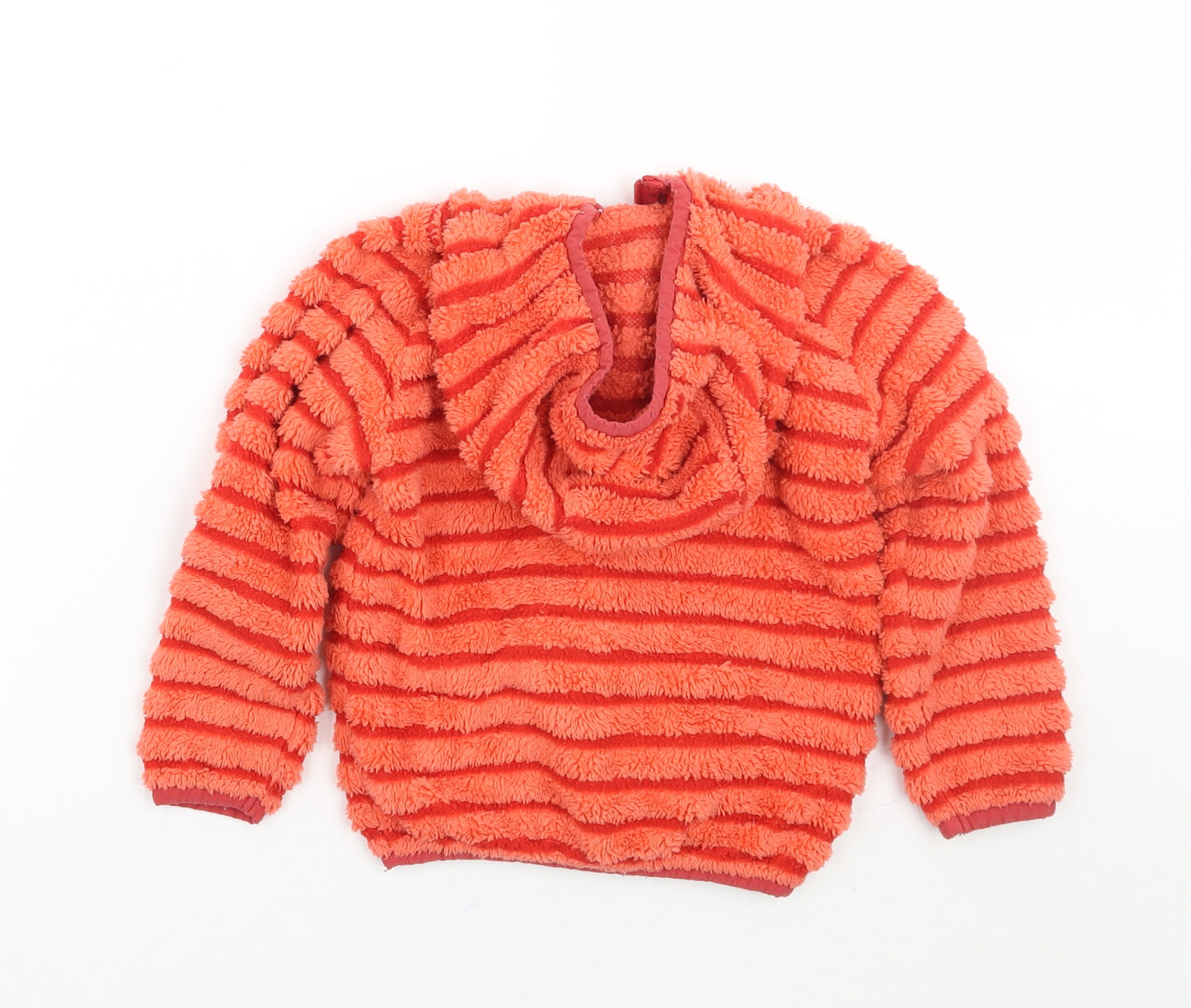 Higear Boys Orange Striped  Jacket Coat Size 3-4 Years