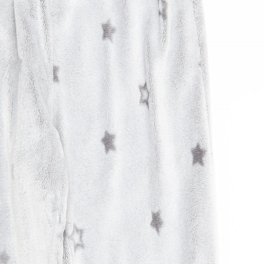 Debenhams Womens Grey Geometric   Pyjama Pants Size M