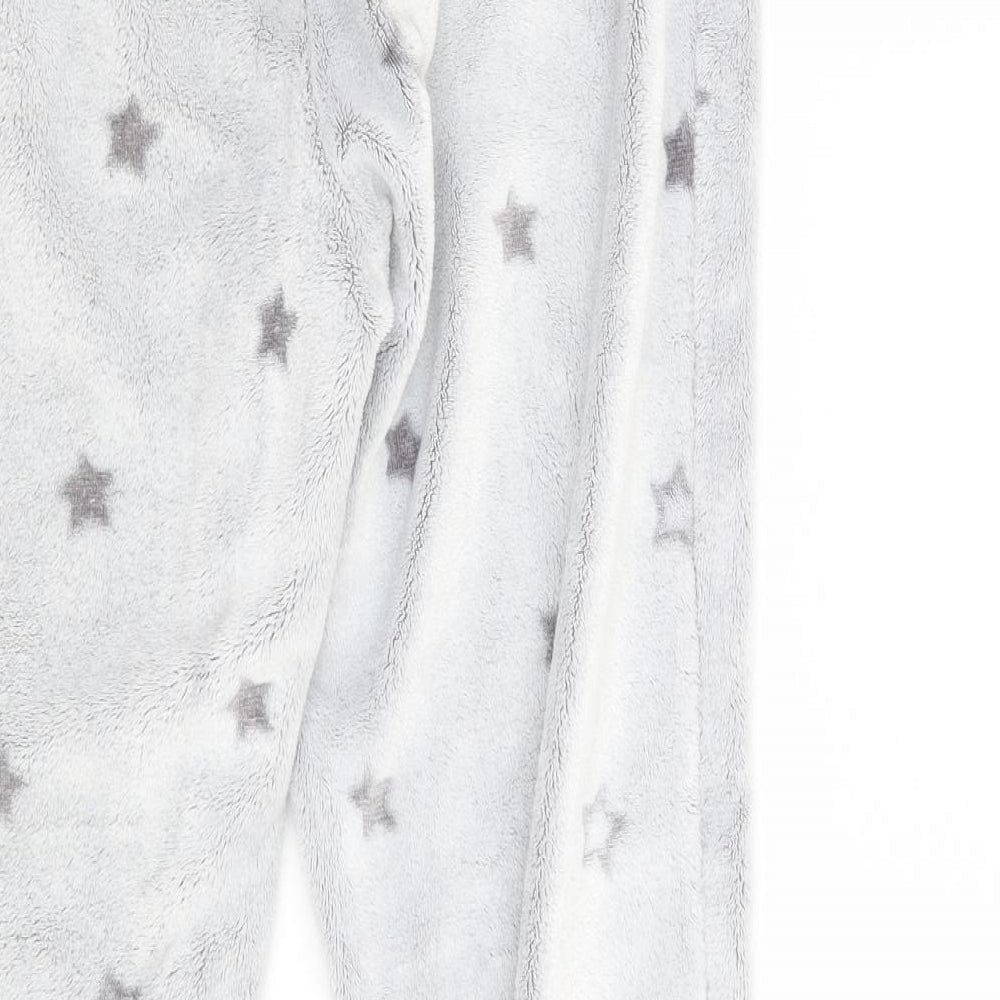 Debenhams Womens Grey Geometric   Pyjama Pants Size M