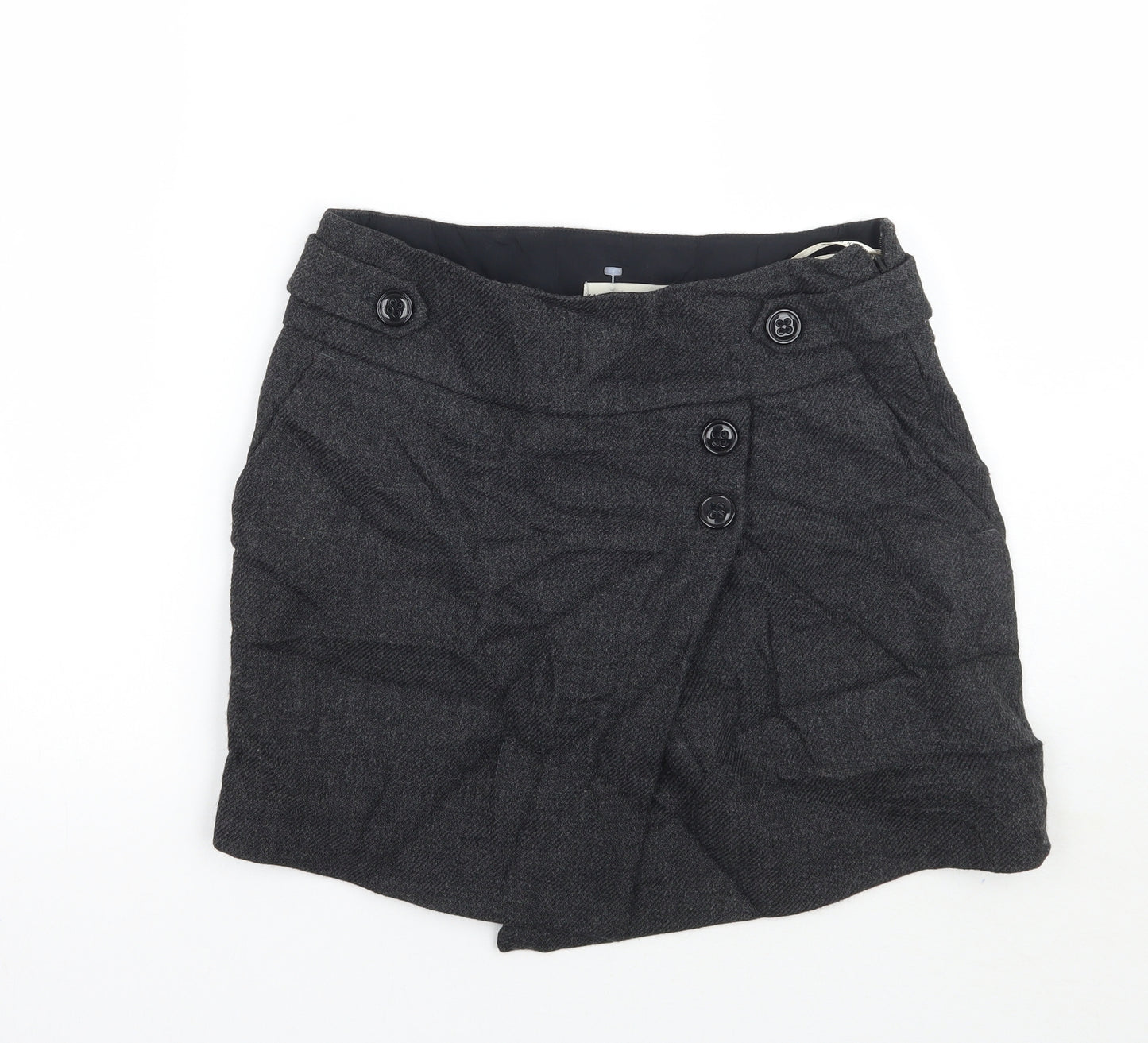 Karen Millen Womens Grey   A-Line Skirt Size 8