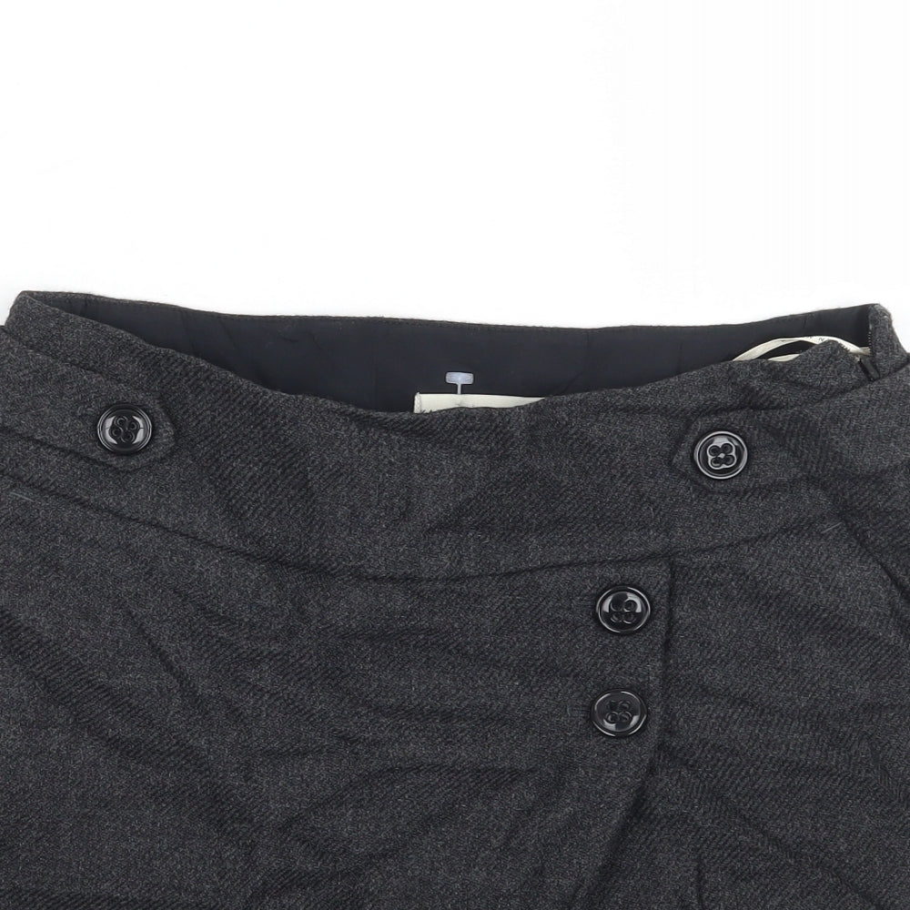 Karen Millen Womens Grey   A-Line Skirt Size 8