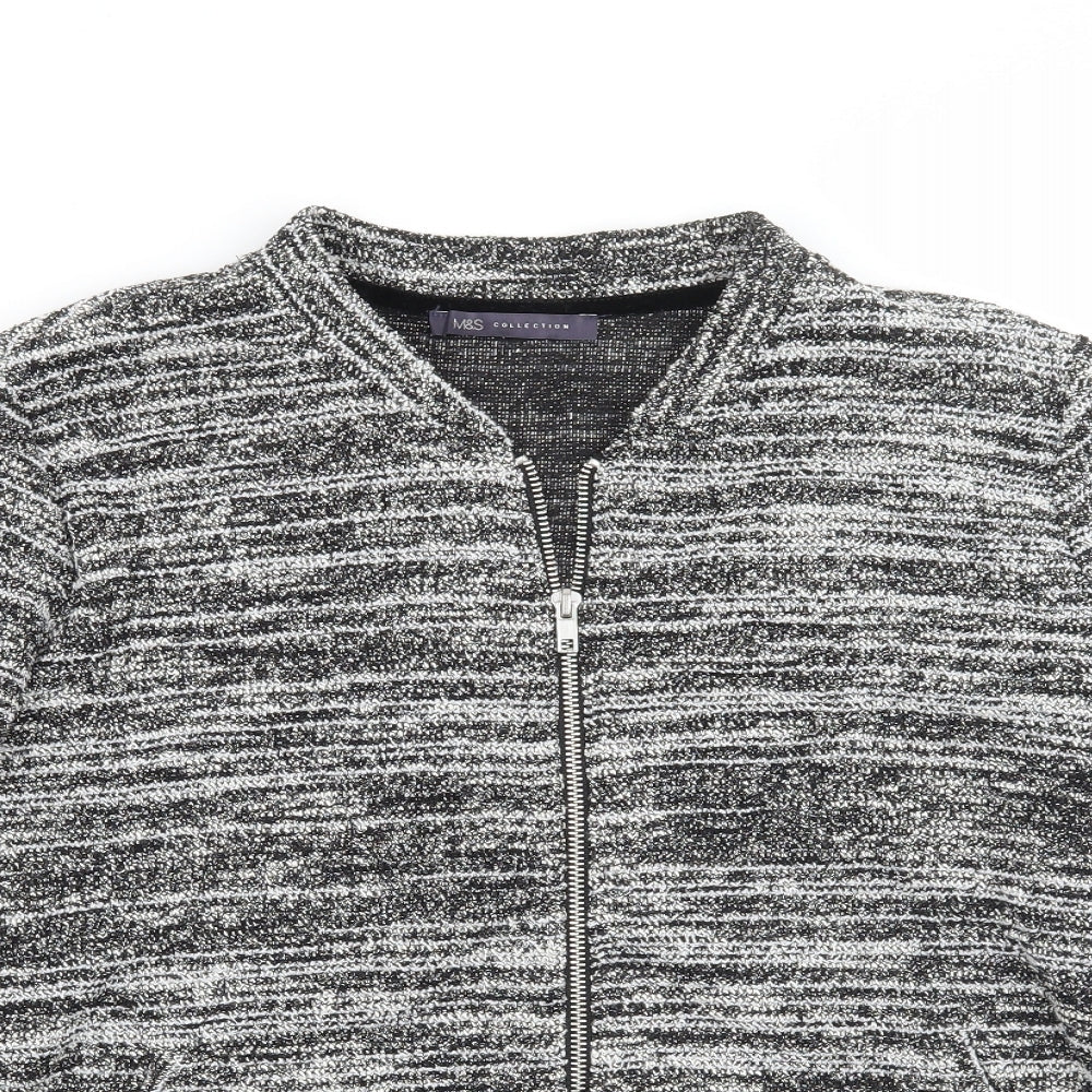 Marks and Spencer Womens Grey   Jacket Coat Size 14