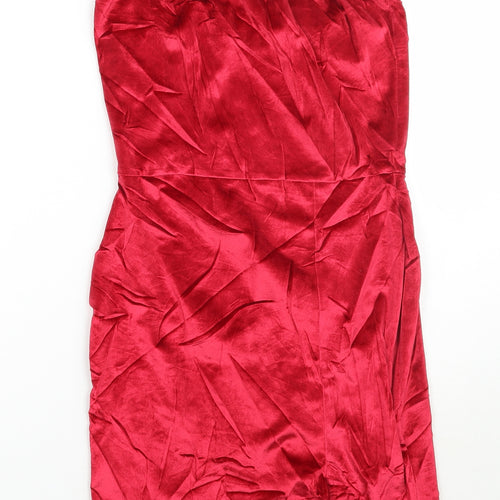 PRETTYLITTLETHING Womens Red   A-Line  Size 12