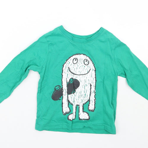 Nutmeg Boys Green   Basic T-Shirt Size 2 Years