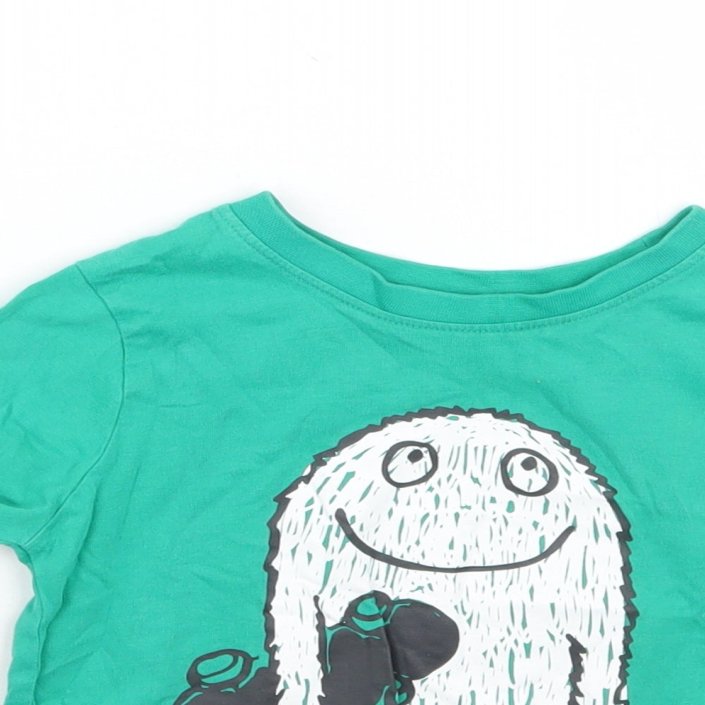 Nutmeg Boys Green   Basic T-Shirt Size 2 Years