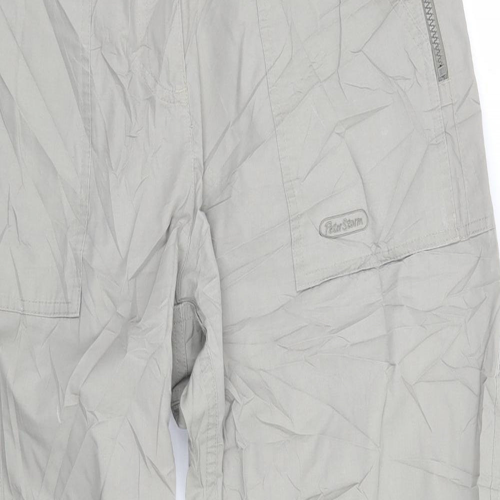 Peter stormm Womens Green   Cargo Trousers Size 14 L29 in