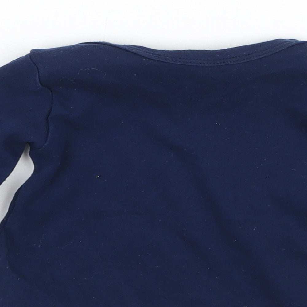 Preworn Girls Blue   Basic T-Shirt Size 2 Years