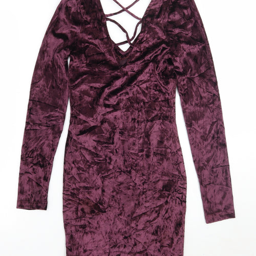 Primark Womens Purple   A-Line  Size 8