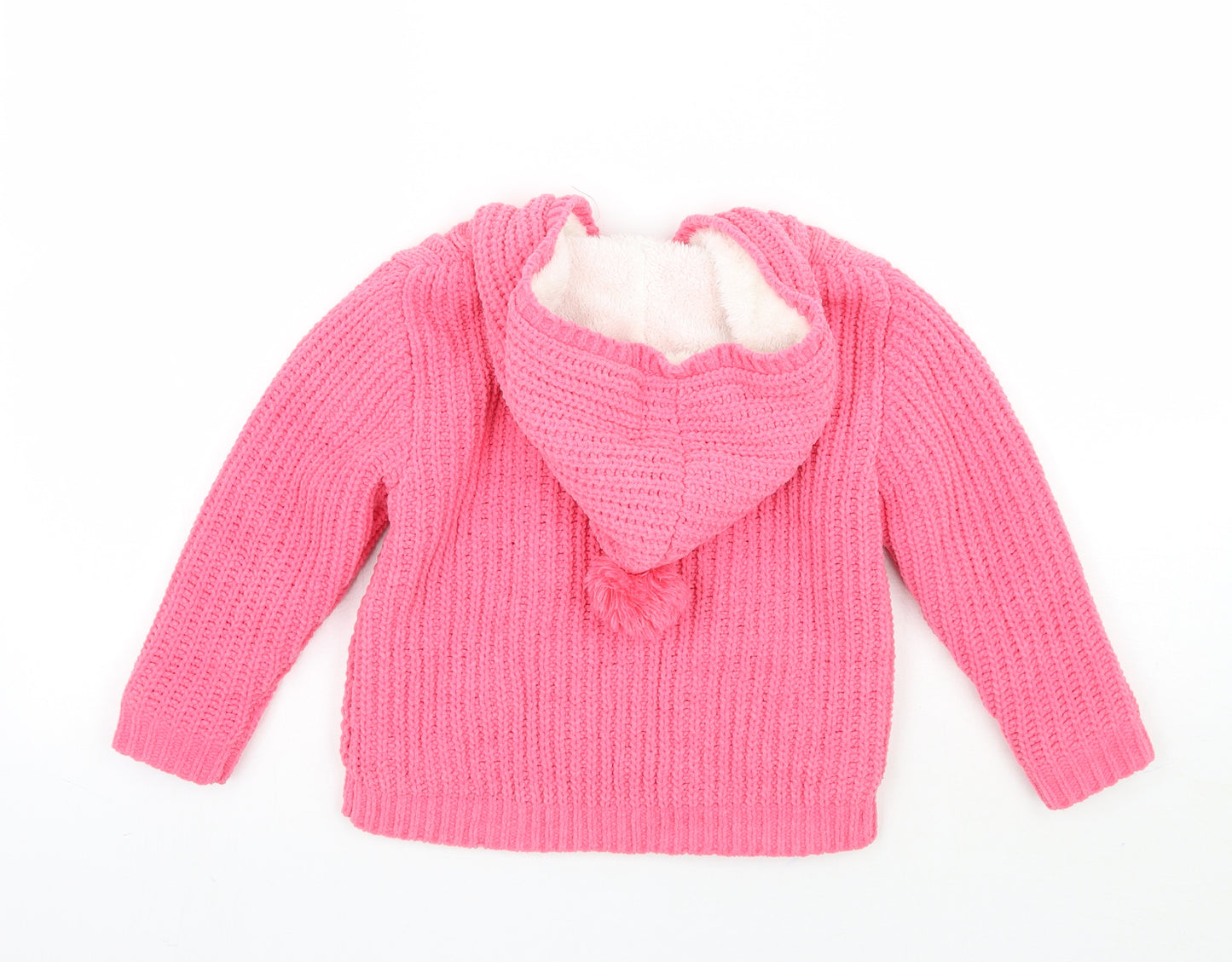 George Girls Pink   Cardigan Jumper Size 5-6 Years