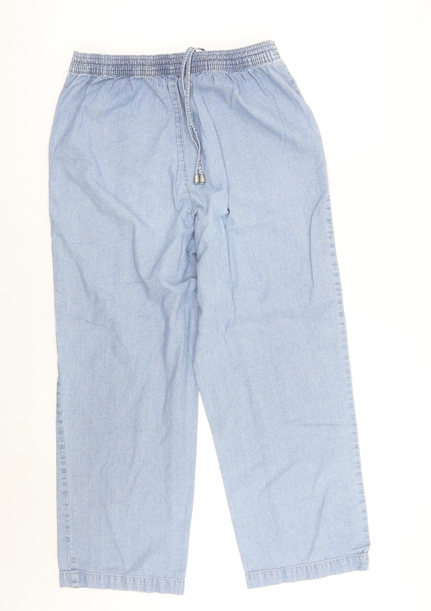 EWM Womens Blue   Trousers  Size 12 L26 in