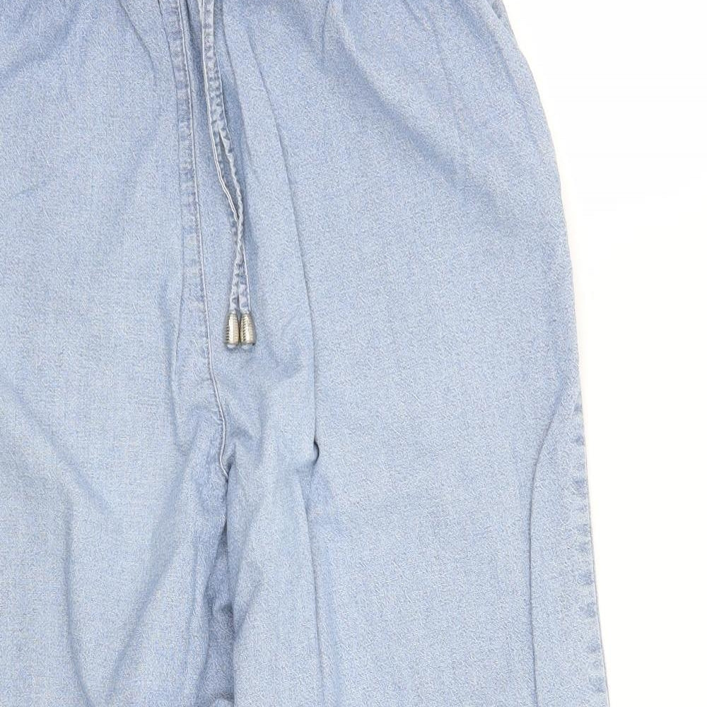 EWM Womens Blue   Trousers  Size 12 L26 in