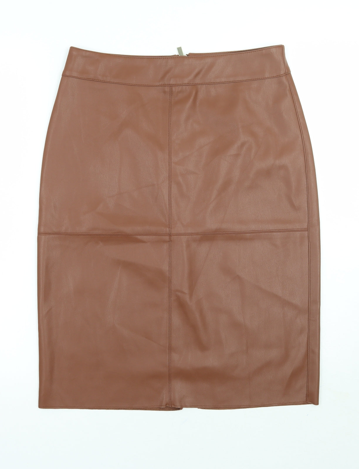 Dorothy Perkins Womens Brown   A-Line Skirt Size 12