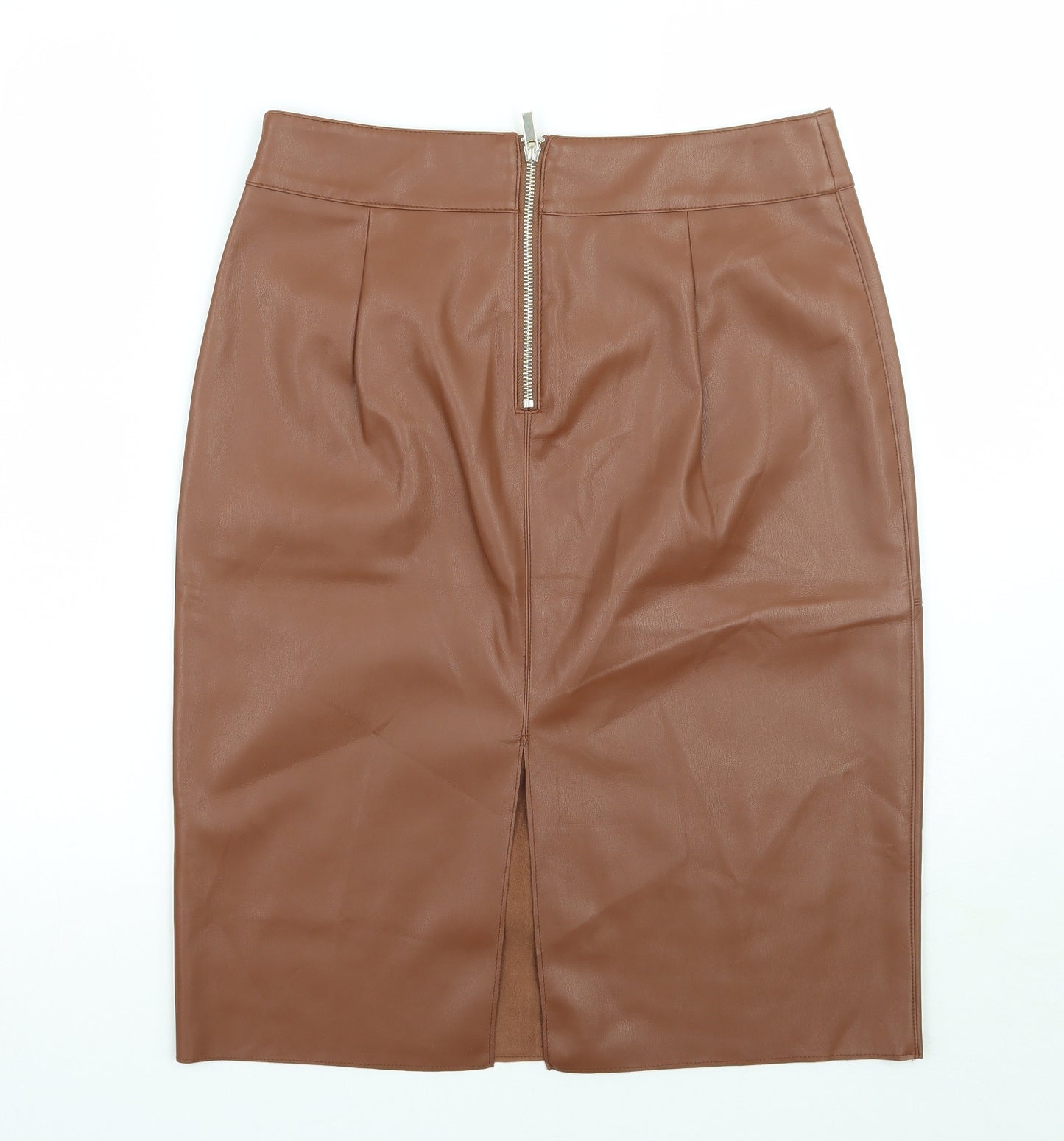 Dorothy Perkins Womens Brown   A-Line Skirt Size 12