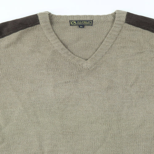 P.G. Field  Mens Brown   Pullover Jumper Size XL