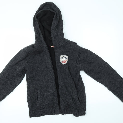 PEPPERTS! Boys Grey   Full Zip Hoodie Size 10-11 Years