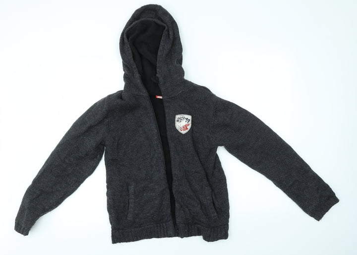 PEPPERTS! Boys Grey   Full Zip Hoodie Size 10-11 Years