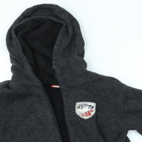 PEPPERTS! Boys Grey   Full Zip Hoodie Size 10-11 Years