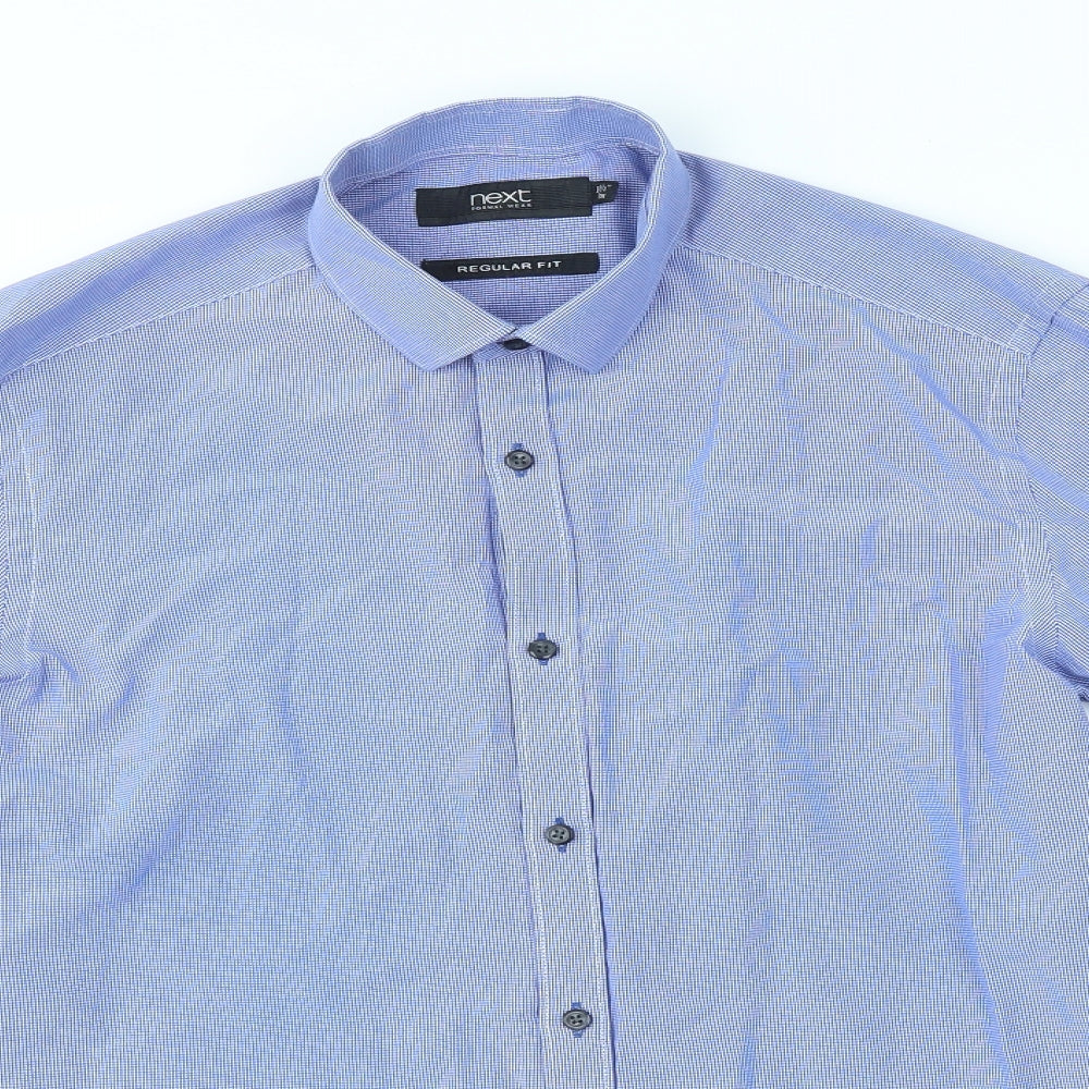 NEXT Mens Blue    Dress Shirt Size 14.5