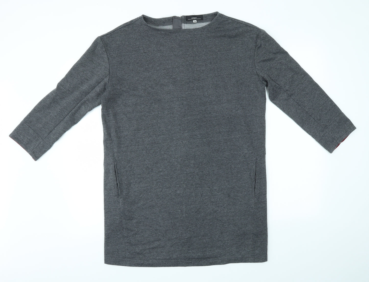 GINKOO Womens Grey   Jumper Dress  Size 10