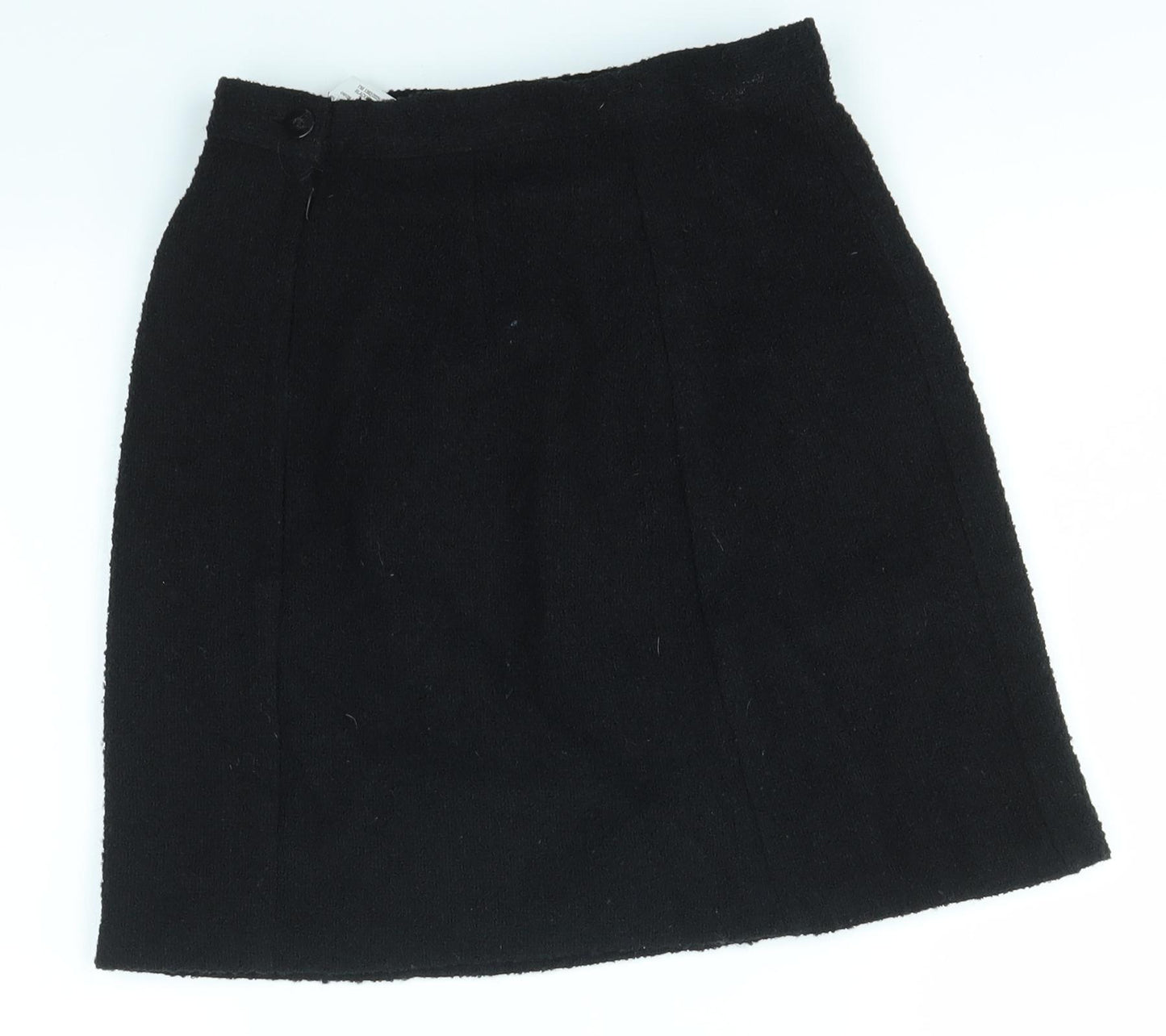 M&S Womens Black   A-Line Skirt Size 8