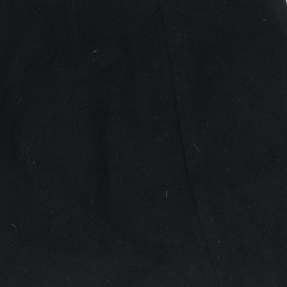 M&S Womens Black   A-Line Skirt Size 8