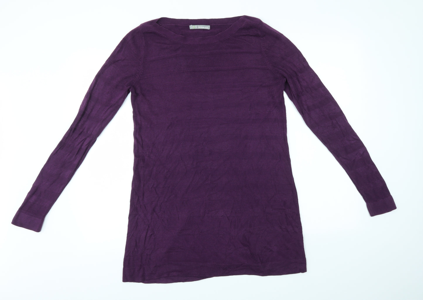 M&S Womens Purple   Jumper Dress  Size 14