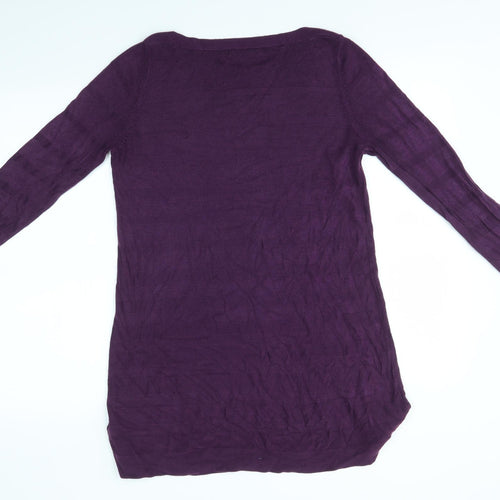 M&S Womens Purple   Jumper Dress  Size 14
