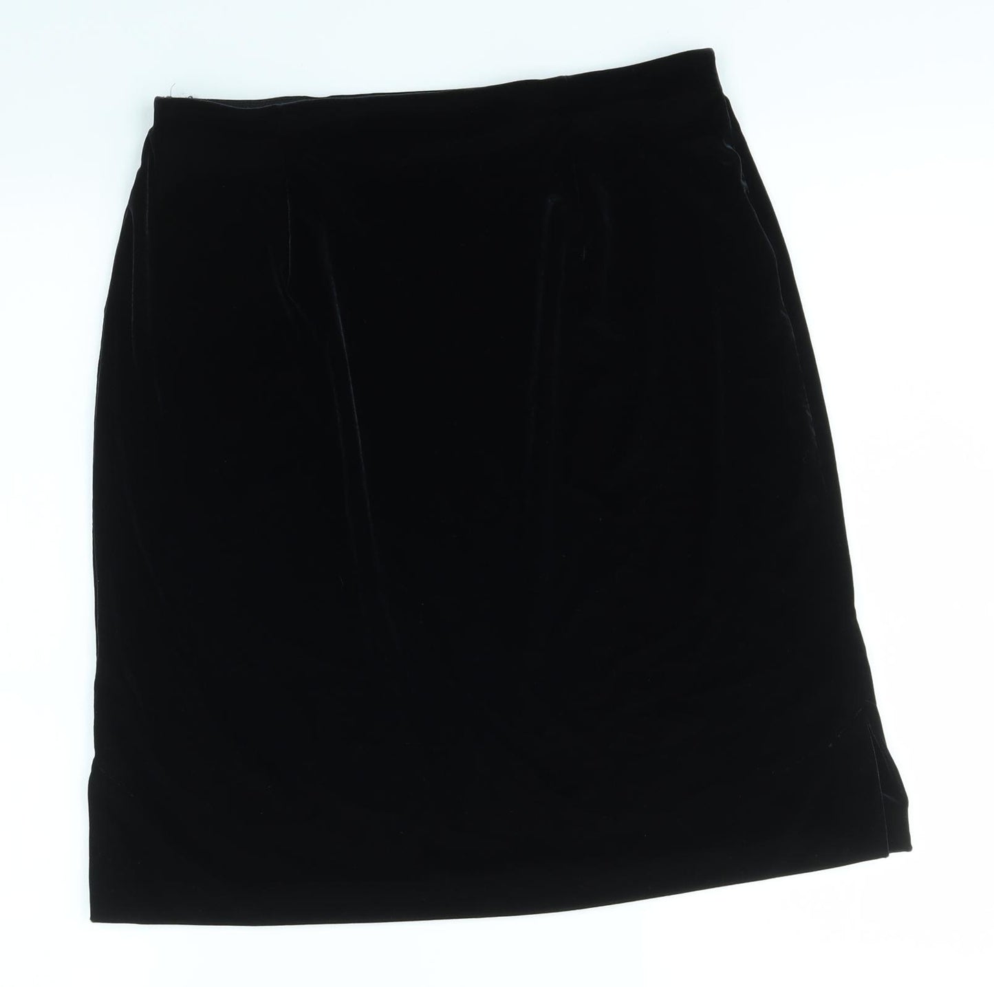 M&S Womens Black   Straight & Pencil Skirt Size 14
