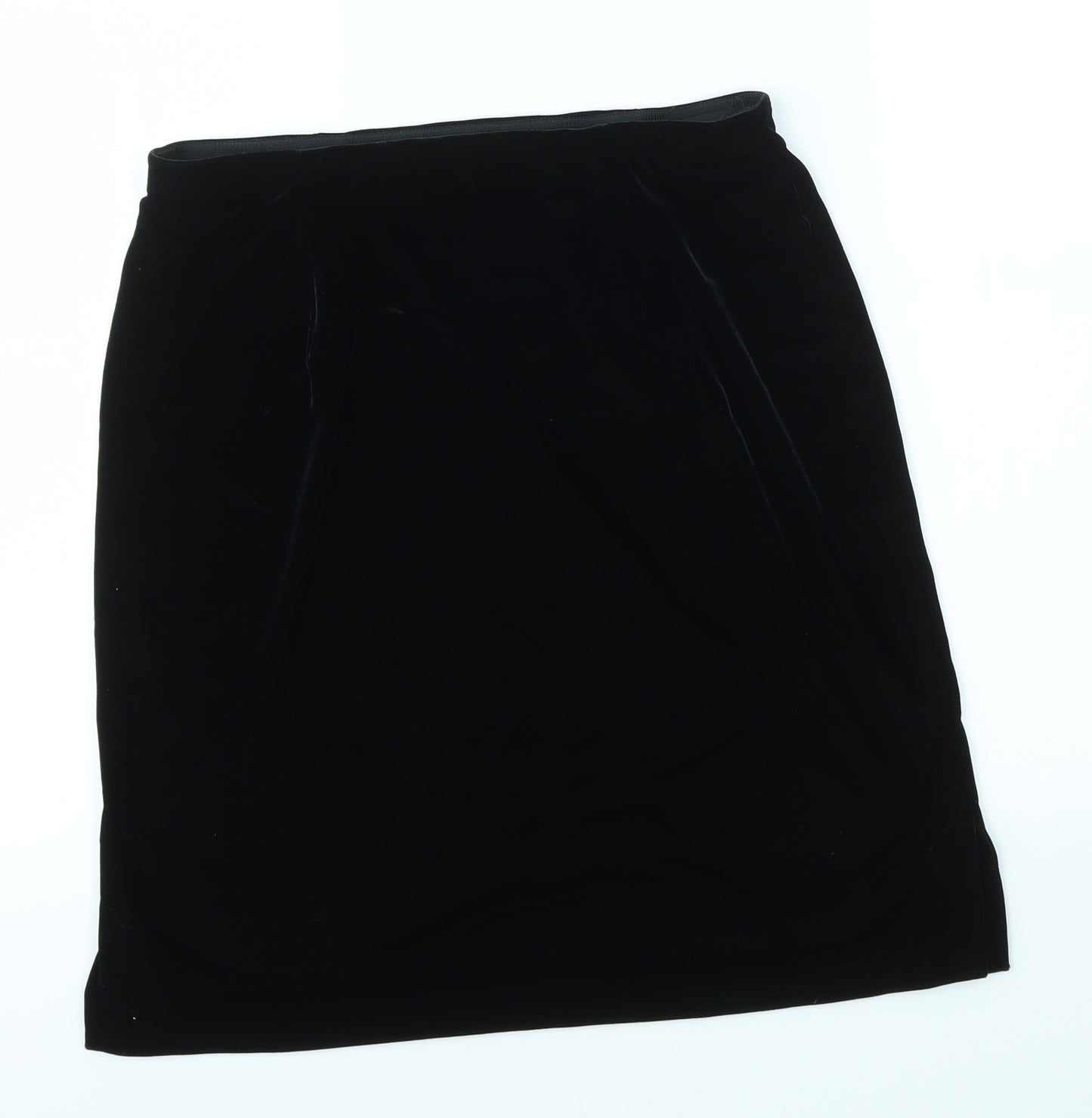 M&S Womens Black   Straight & Pencil Skirt Size 14