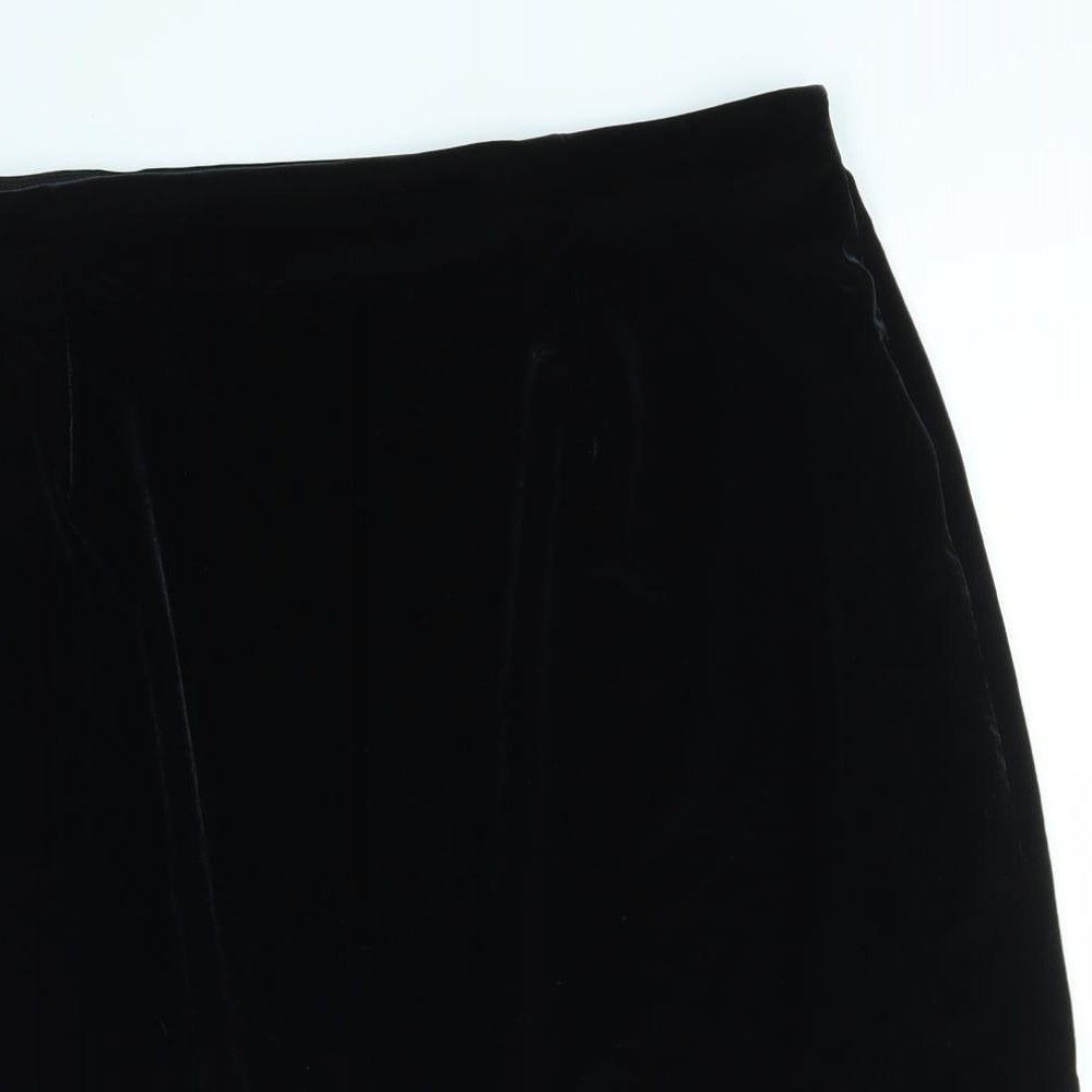M&S Womens Black   Straight & Pencil Skirt Size 14