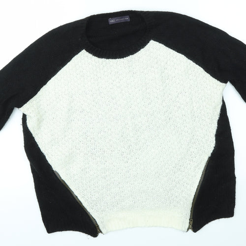 M&S Womens Multicoloured   Pullover Jumper Size 16
