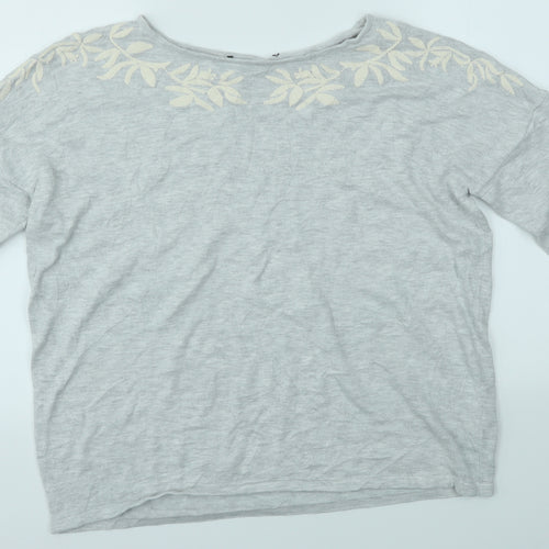 Bonmarché Womens Grey   Pullover Jumper Size 20