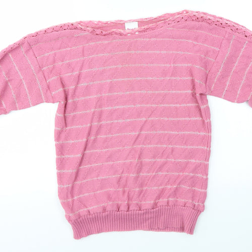 Primark Womens Pink   Pullover Jumper Size S