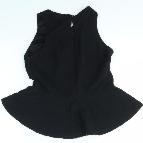 Miss Selfridge Womens Black   Basic Blouse Size 12