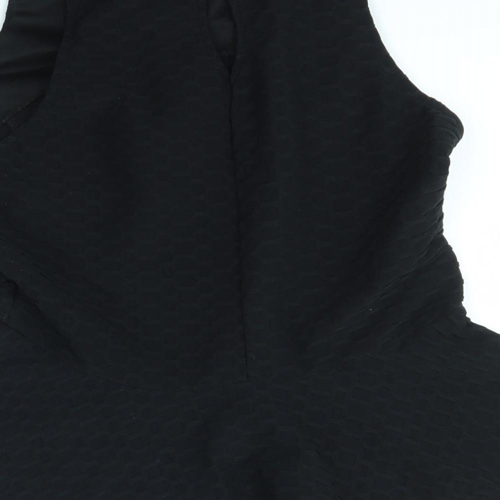 Miss Selfridge Womens Black   Basic Blouse Size 12