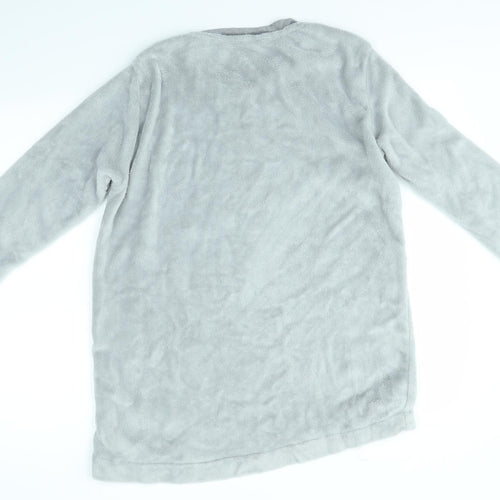 Avenue Womens Grey Solid  Top Pyjama Top Size M