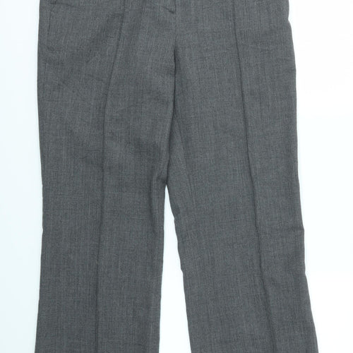 Laura Ashley Womens Grey   Dress Pants Trousers Size 14 L29 in