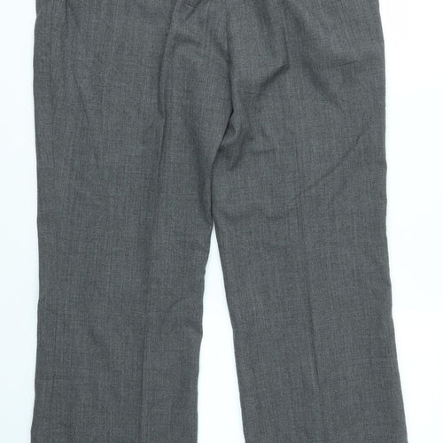 Laura Ashley Womens Grey   Dress Pants Trousers Size 14 L29 in
