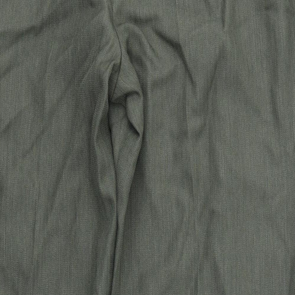 M&S Womens Grey   Dress Pants Trousers Size 18 L28 in