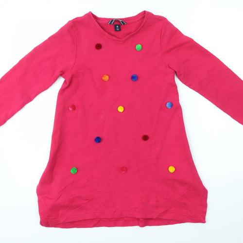 Land's End Womens Pink   Jumper Dress  Size 10
