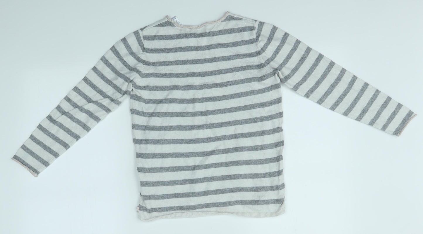 Okaidi Girls Multicoloured Striped  Pullover Jumper Size 10 Years